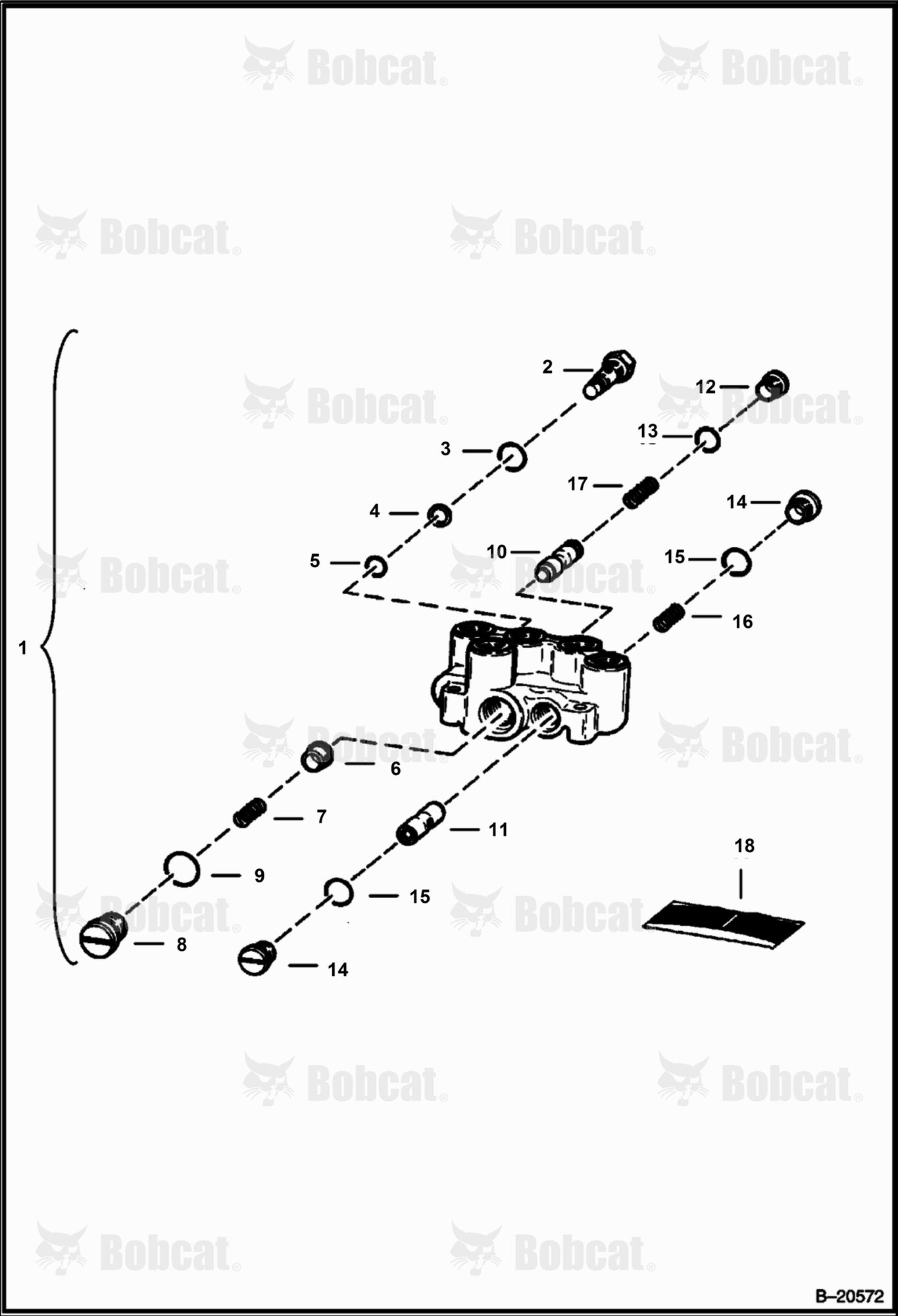 Bucket Position Valve  503111001 - 503112026