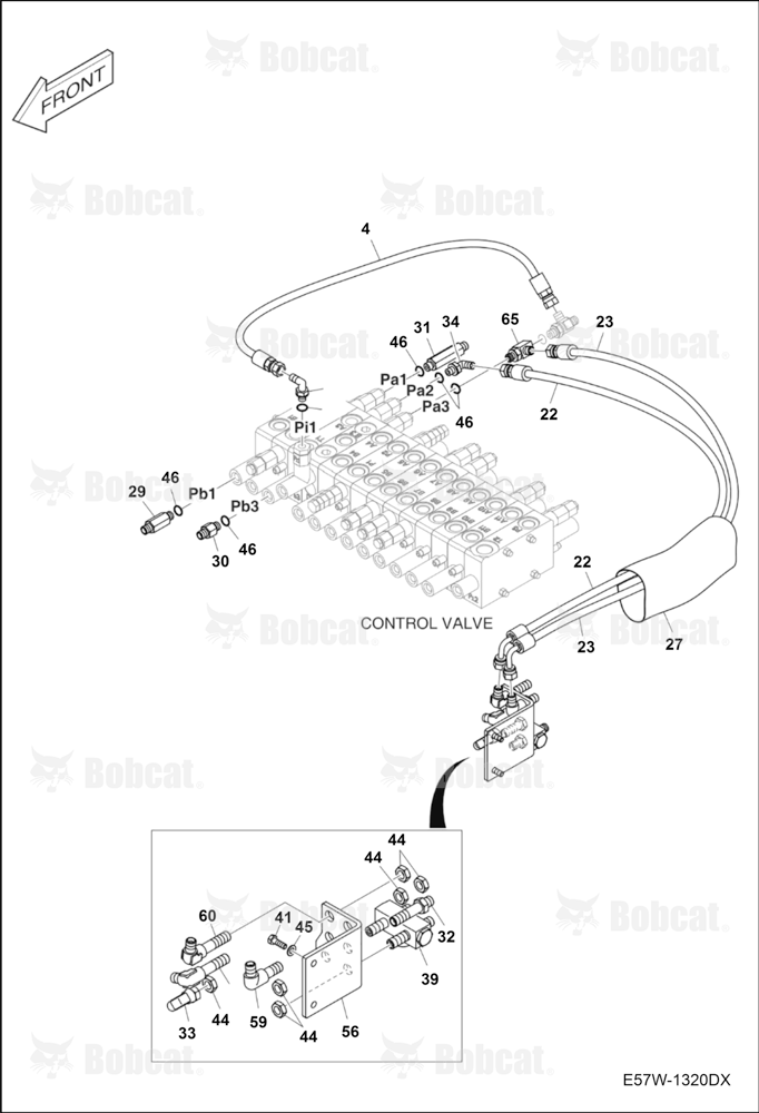 Hydraulic Pilot Circuitry (Boom)