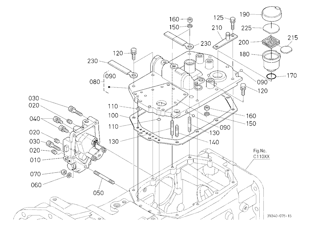 Clutch Housing Cover Upper [Dual Speed Type]