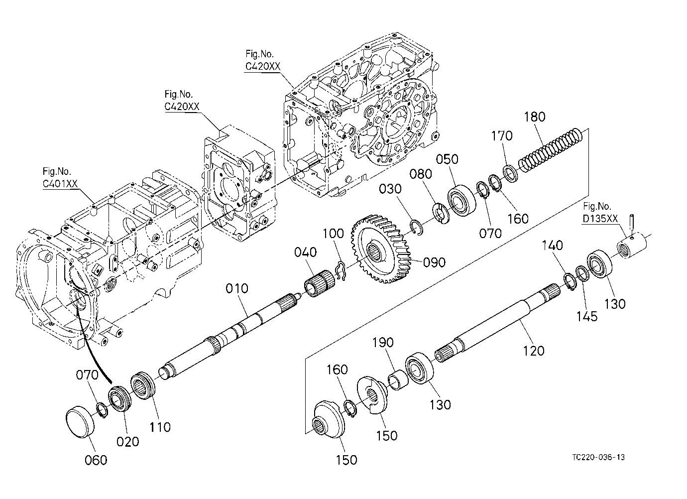 Pto Countershaft