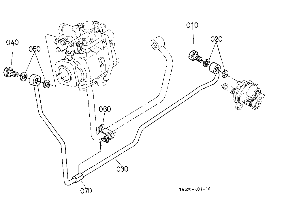 Pto Hydraulic Oil Line [With Ind-Pto] [Manual T/M