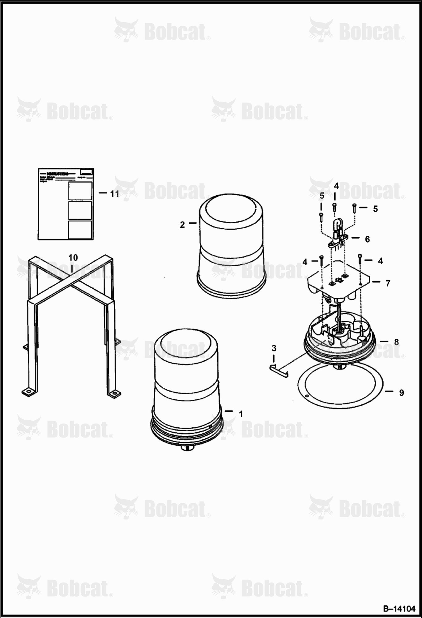 Strobe Light (Amber - 3414ALW)