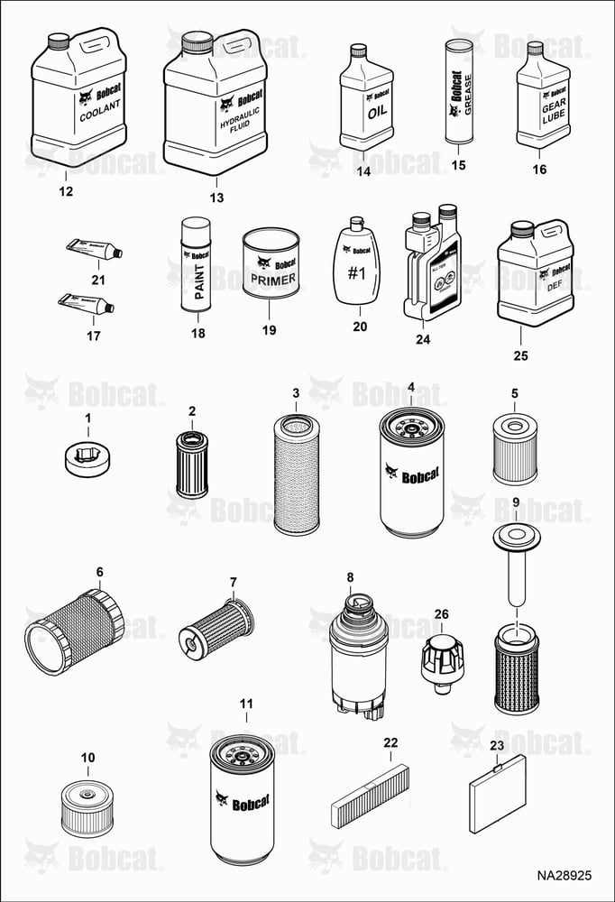 Maintenance Items (Service Parts)