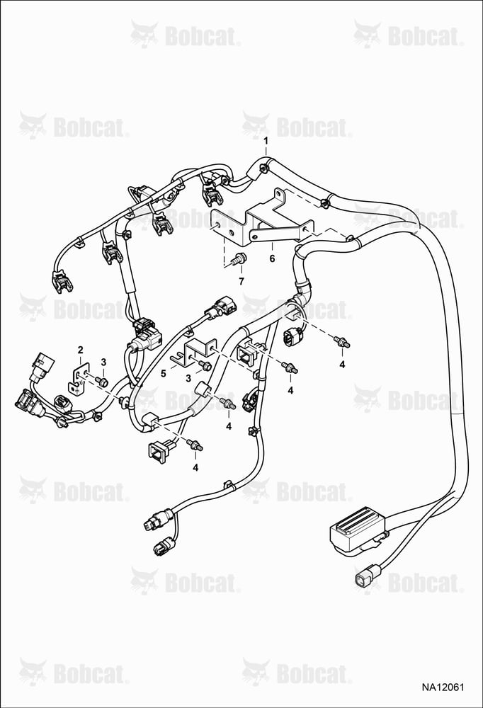 Engine ECU Harness (Engine S/N 000001 - 025471)
