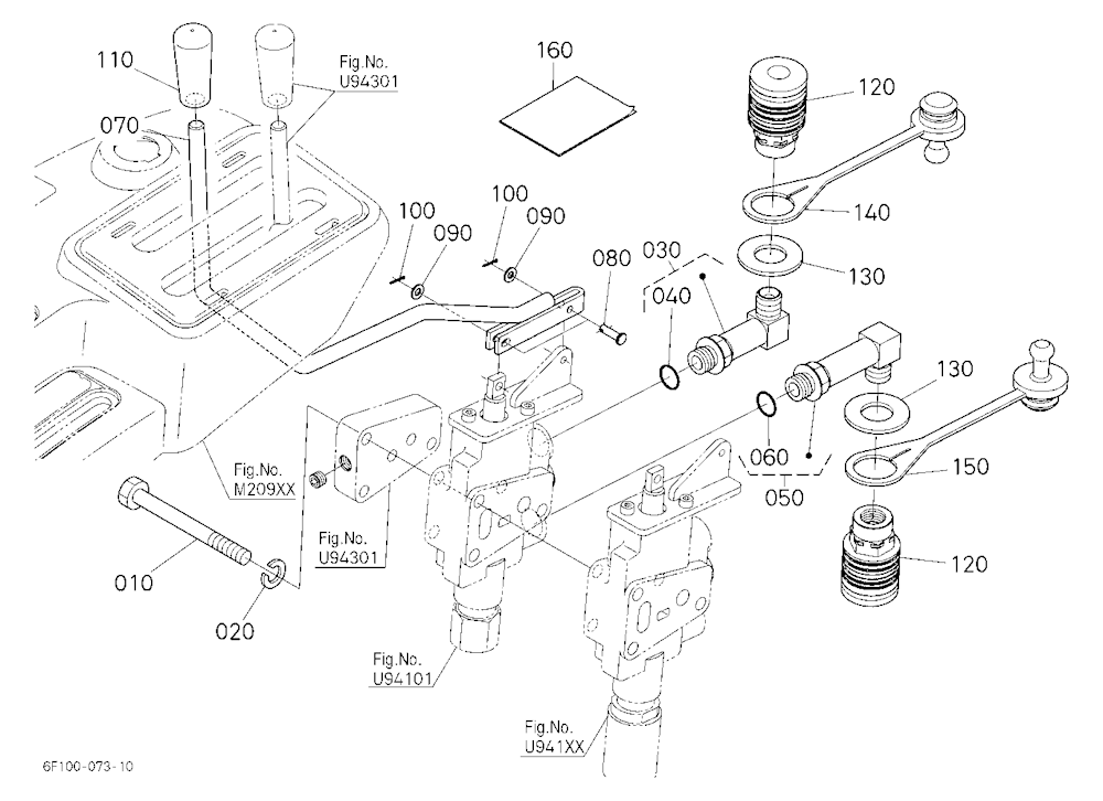 Auxiliary Control Valve Lever (2Nd) (Lever) (W/G N