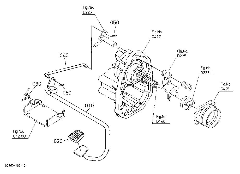 Differential Lock Pedal