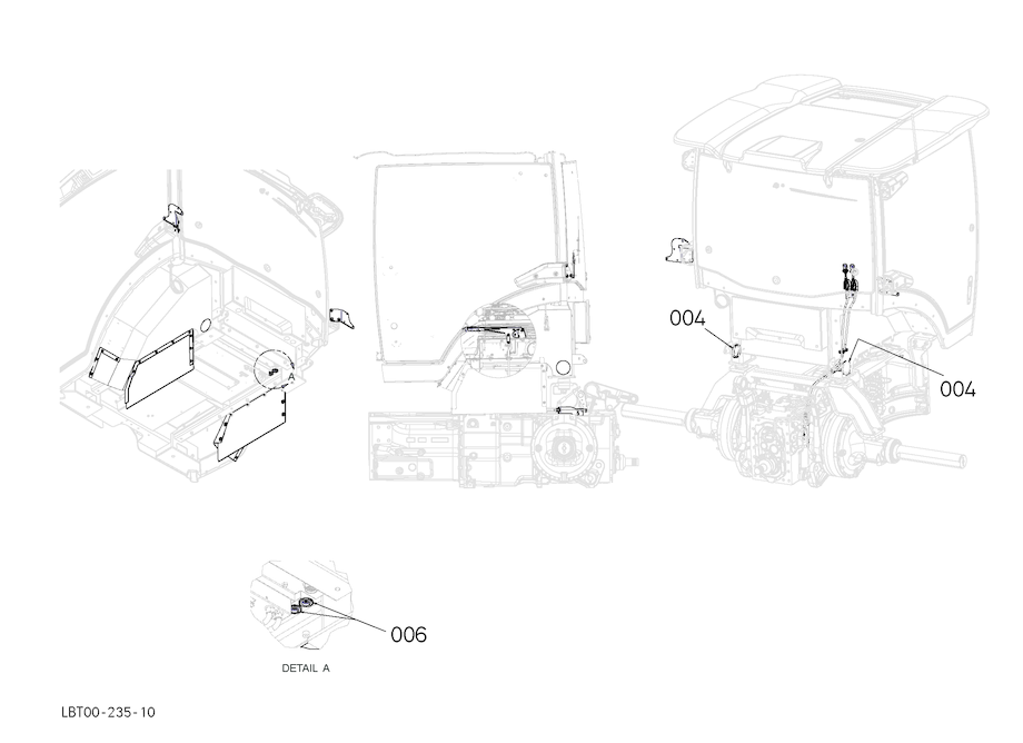 Cab Auxiliary Components - Range 1