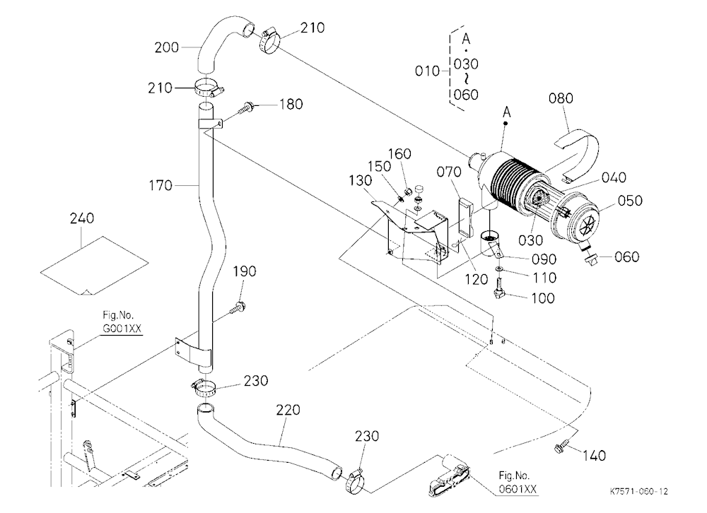 High Mount Air Cleaner Kit (Cab) (W/G.No.V4272) [O