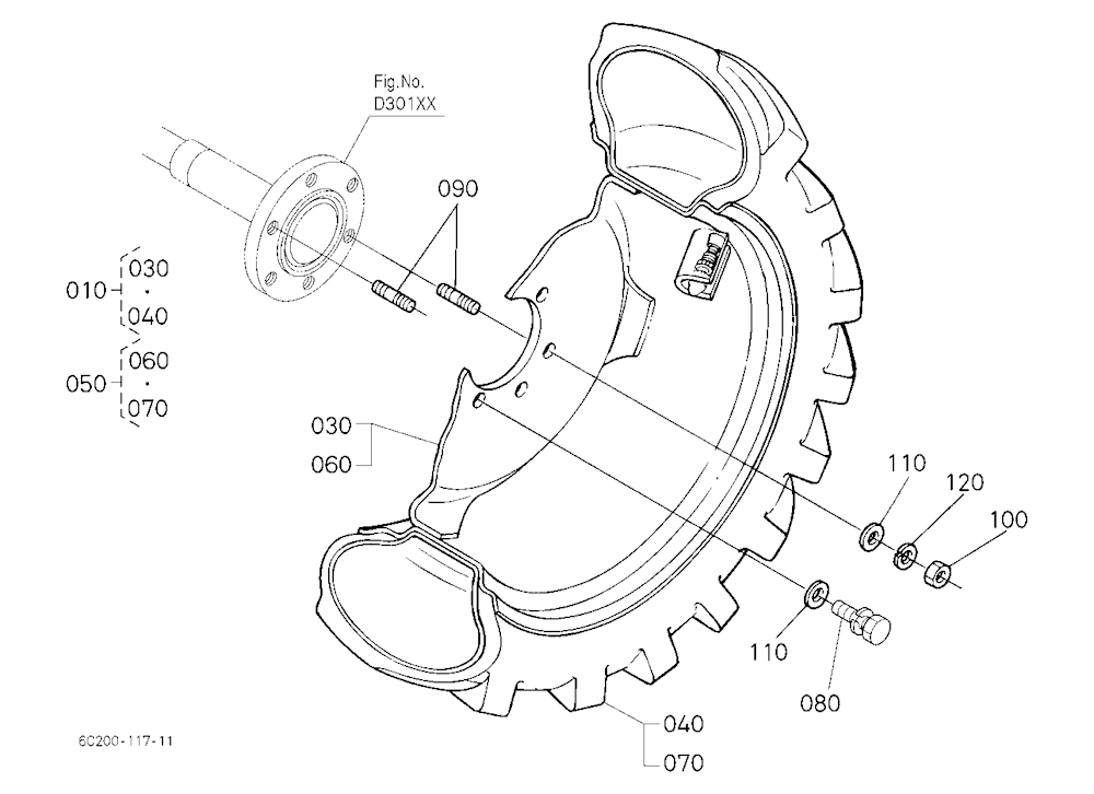 Rear Wheel(12.4-16R4)