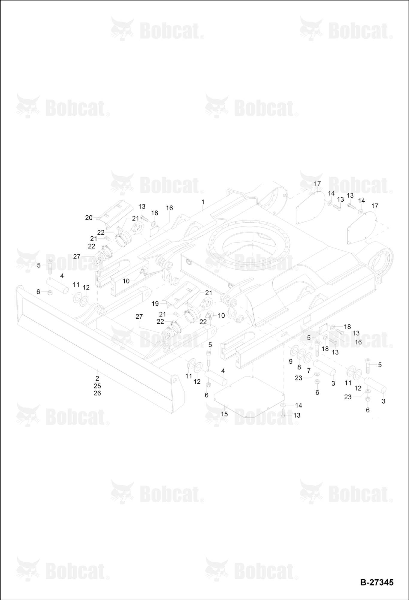 Under CARRIAGE, Support BLADE, Cover