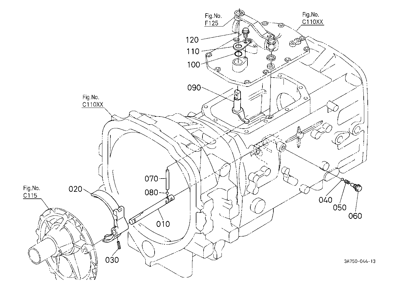 Shuttle Gear Shift Fork