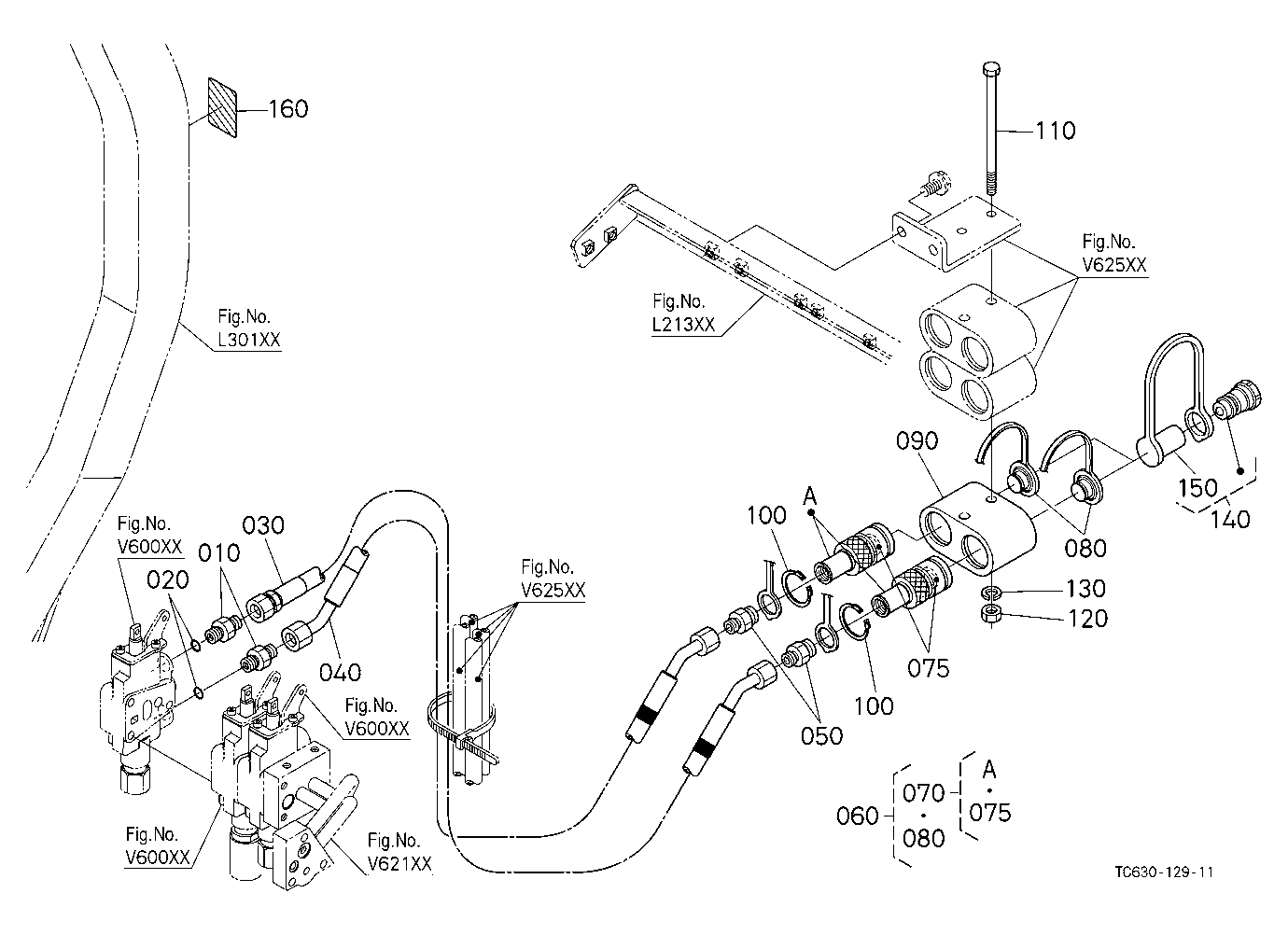 Auxiliary Control Valve Coupler (3Rd) (W/G No.L856