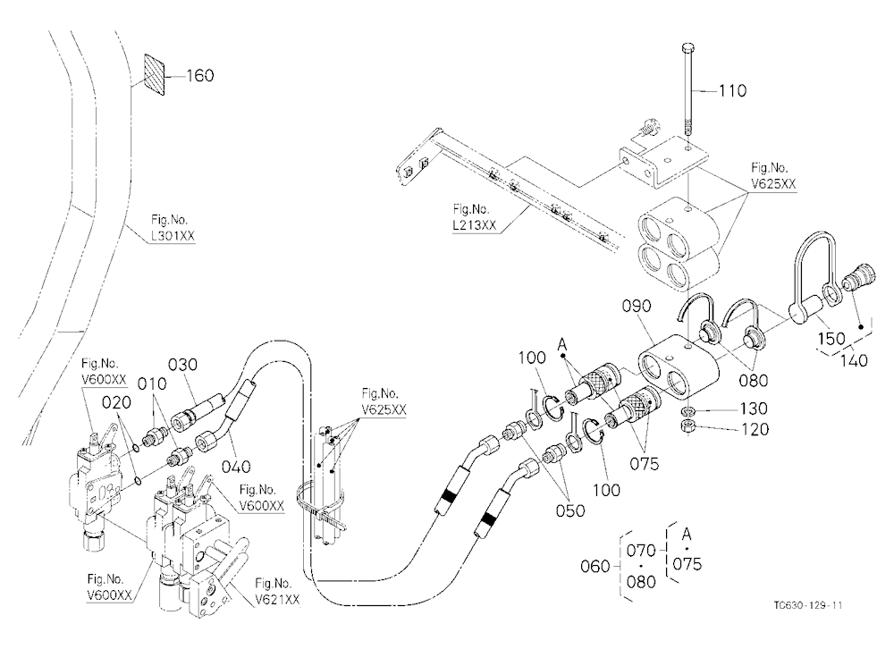 Auxiliary Control Valve Coupler (3Rd) (W/G No.L856