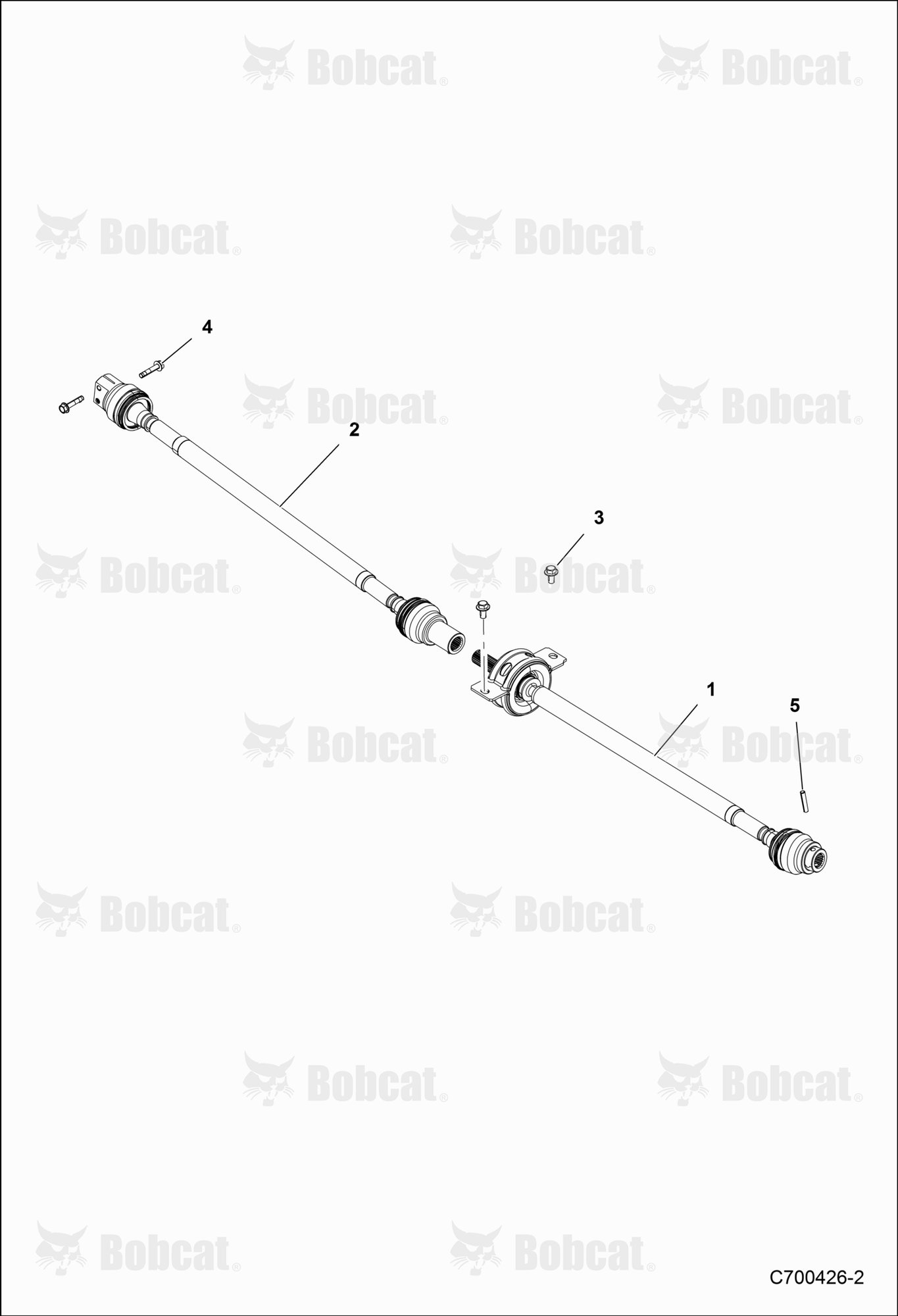 Drive TRAIN, Front Prop Shaft