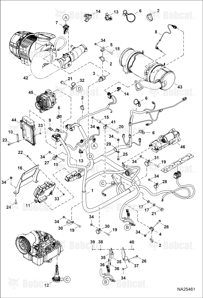 Engine Electrical Circuitry (Main Harness)