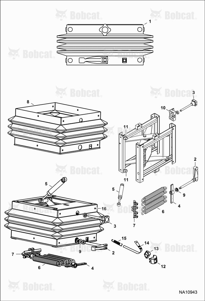 Seats (Basic) (Mechanical Suspension) (Suspension Assembly)