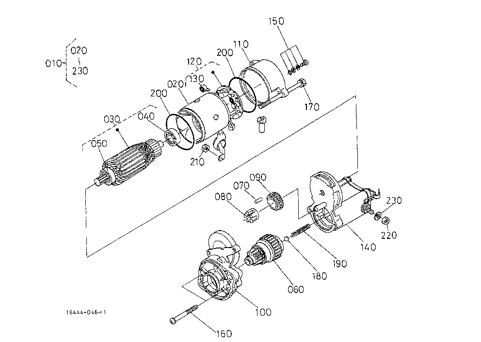 Starter (Component Parts)(Not For Reman Unit)