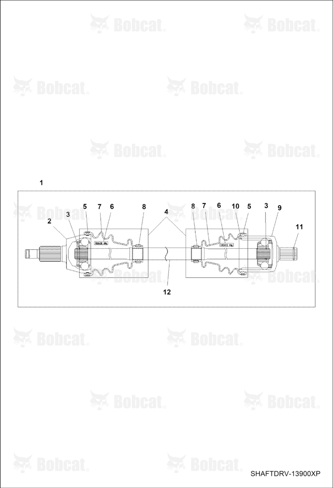 Drive TRAIN, Front Half Shaft