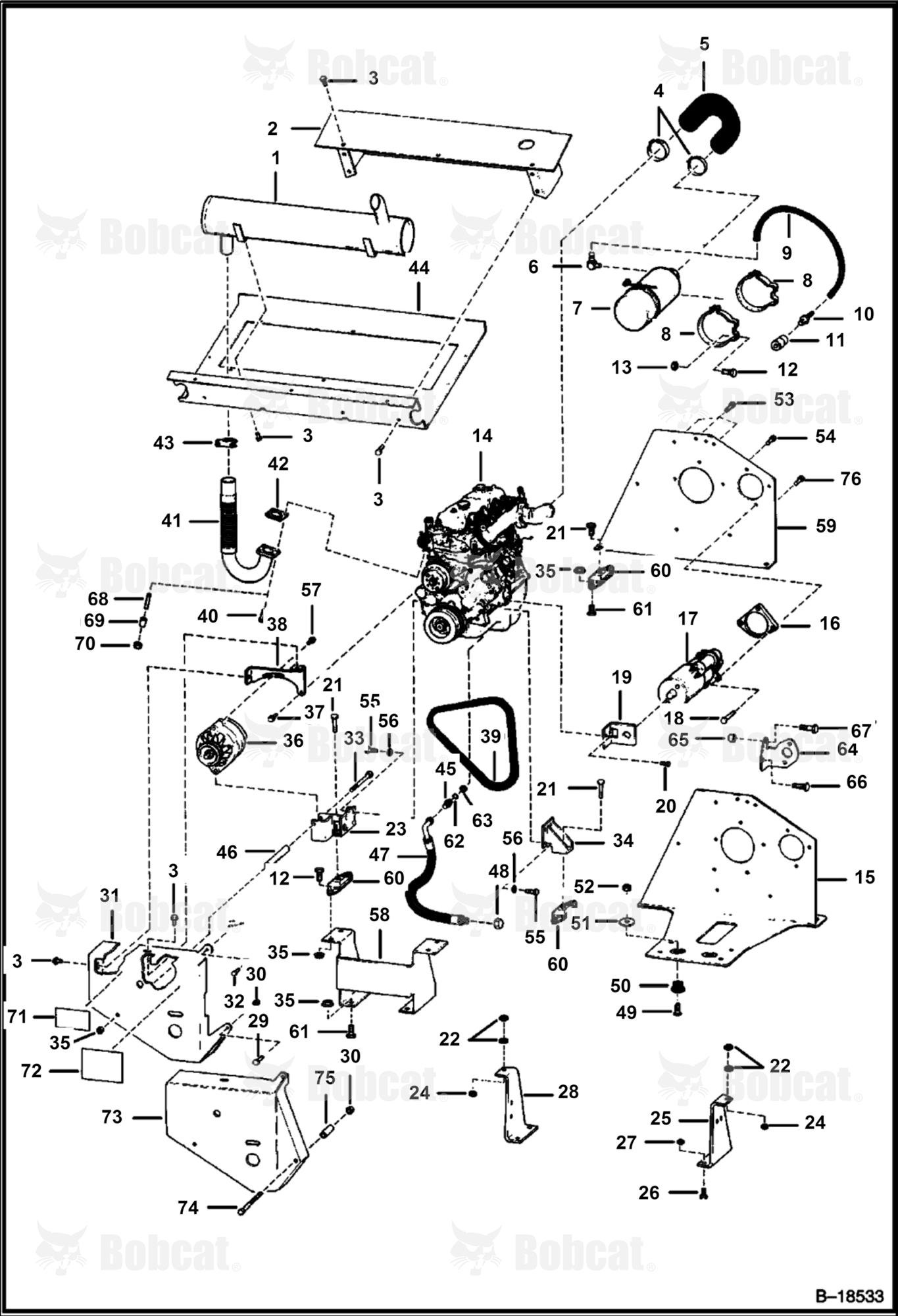 Engine & Attaching Parts