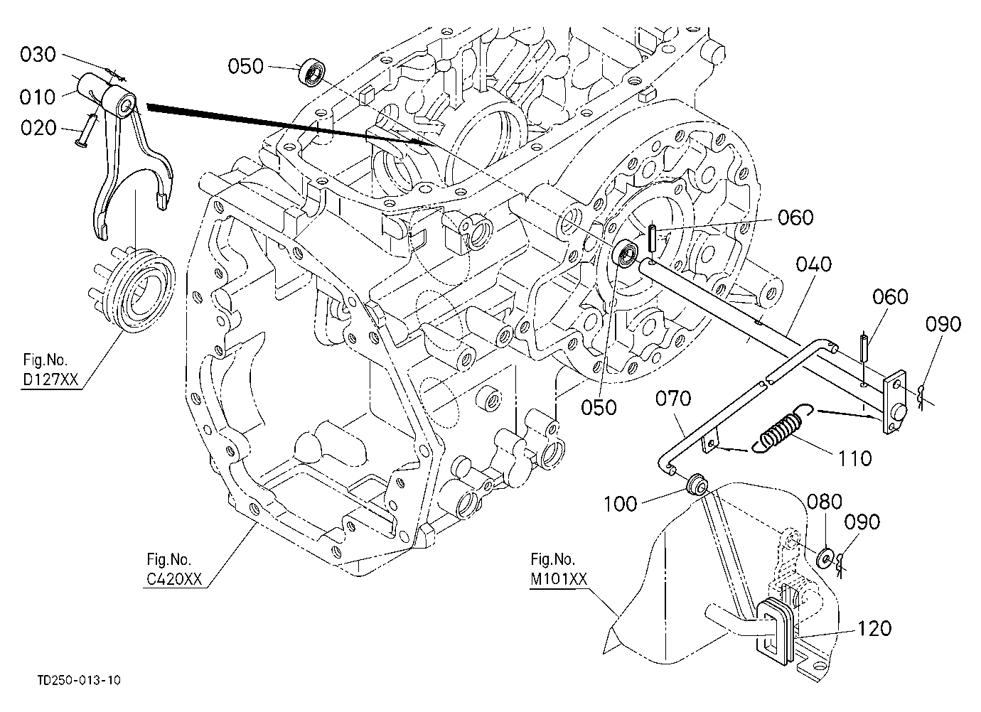 Differential Lock Shift Fork