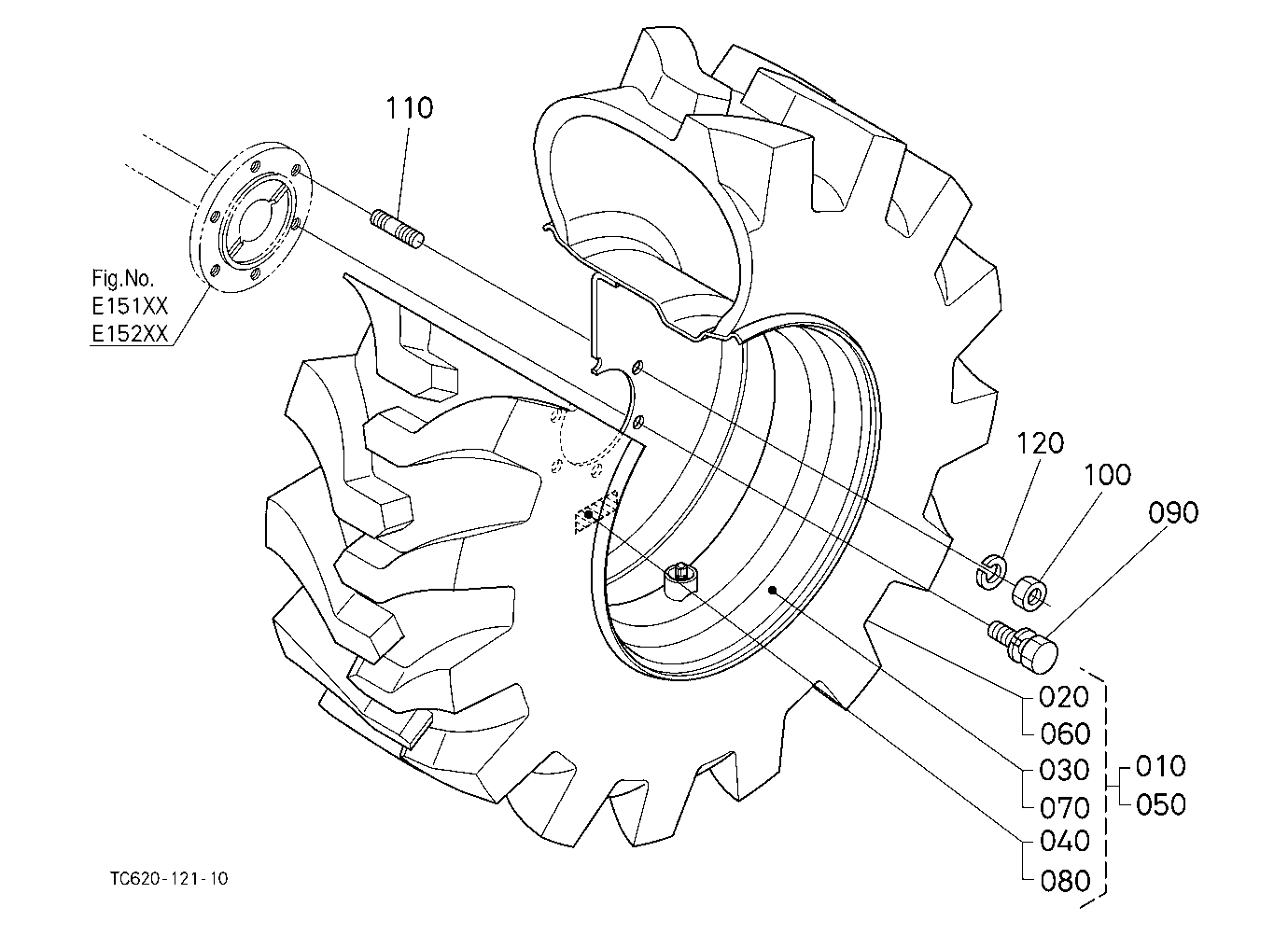 Rear Wheel (15-19.5)