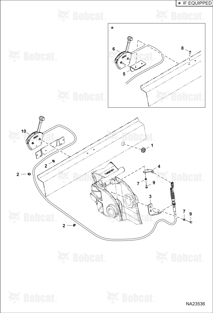 Operator Controls (Boom Lock Lever)