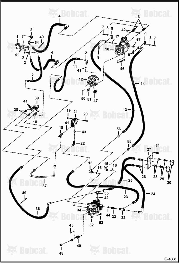 Hydrostatic Circuitry  503112001 - 503112312