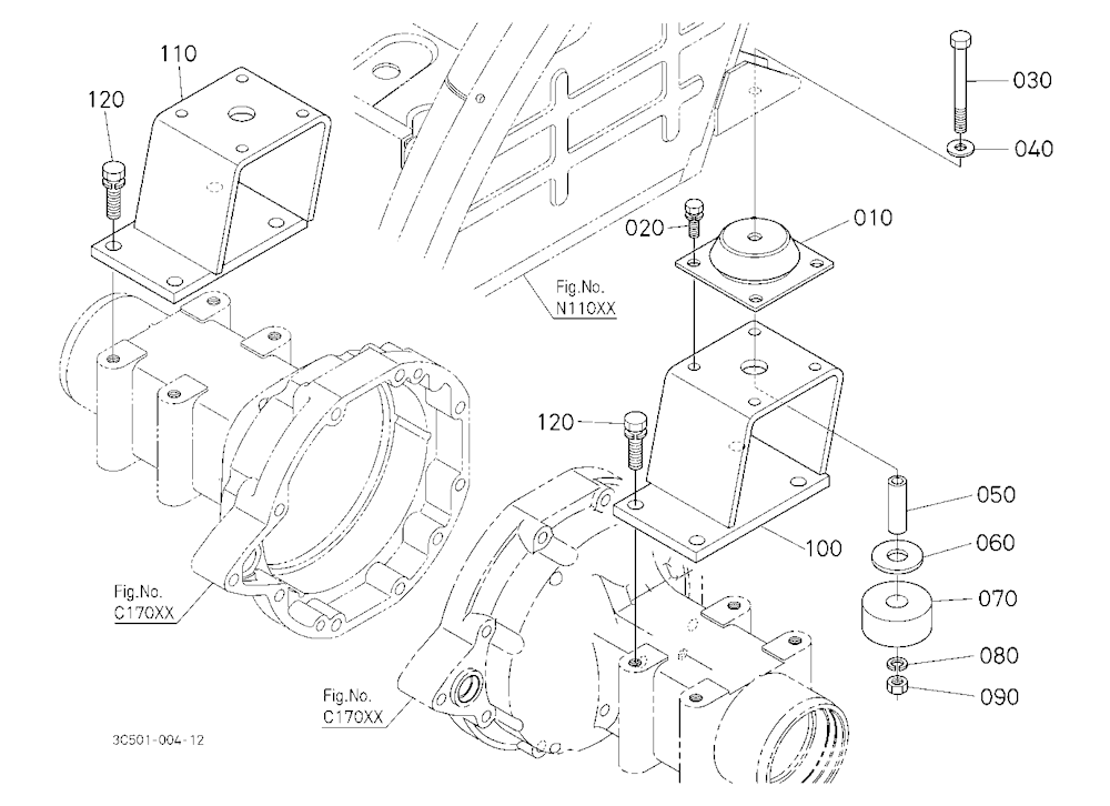 Cab Bracket Rear