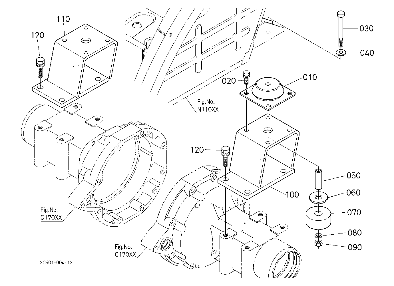 Cab Bracket Rear