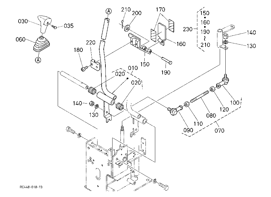 Control Lever (Travel Rh 1)