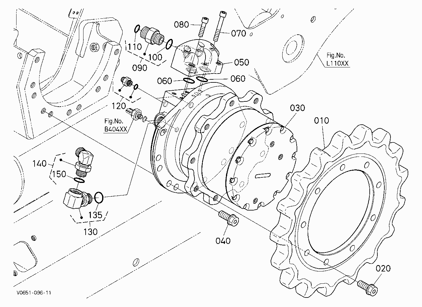 HST MOTOR (LEFT)