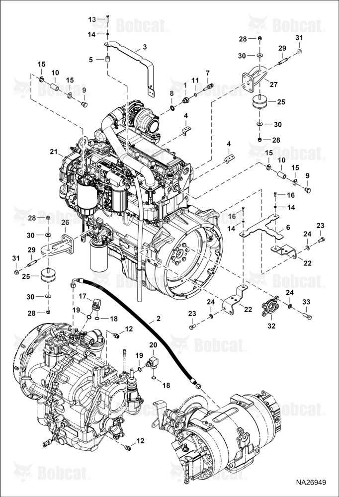 Engine & Attaching Parts