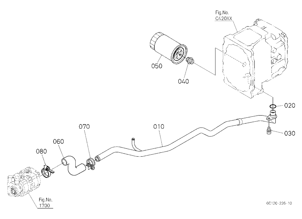 Hydraulic Oil Line(Suction)