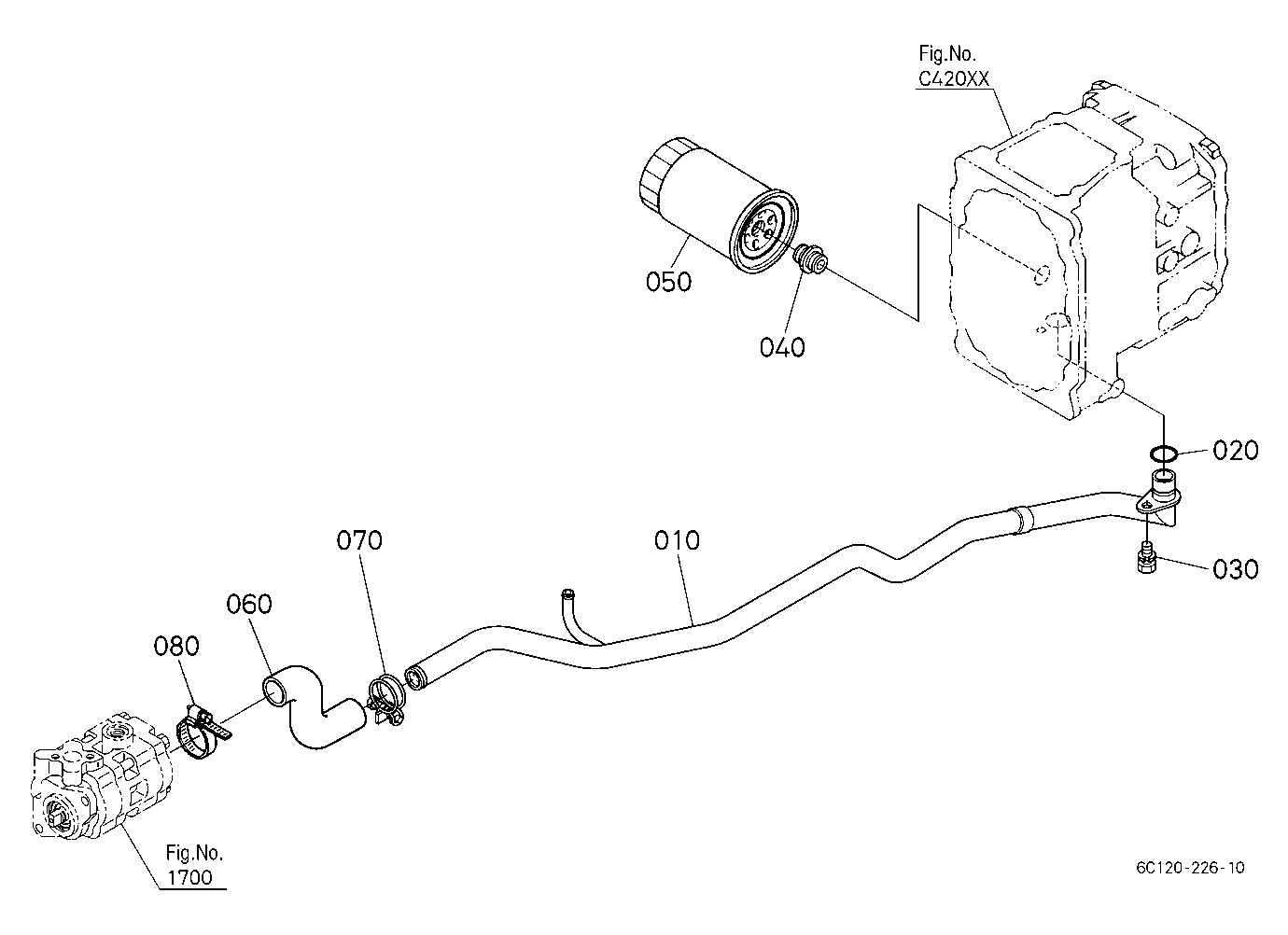 Hydraulic Oil Line(Suction)