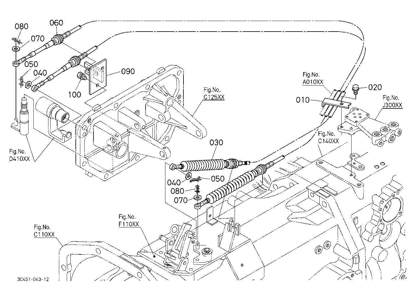 Main Gear Shift Cable