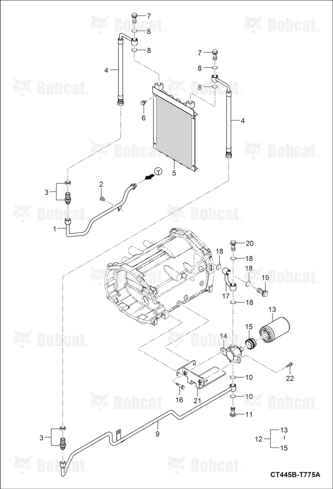 HST External Hydraulic Line Group