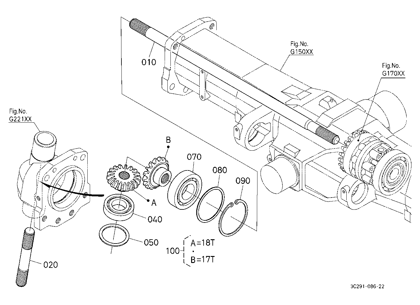 Differential Gear Shaft Rh