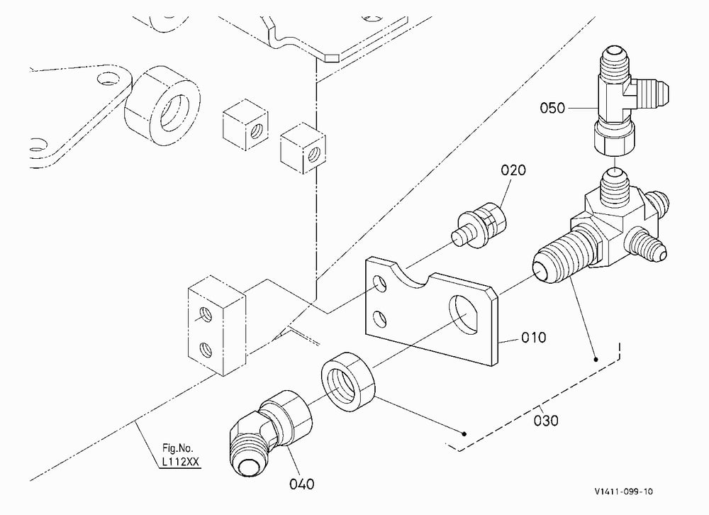 BOTTOM ARM JOINT [POSITIONING BUCKET]