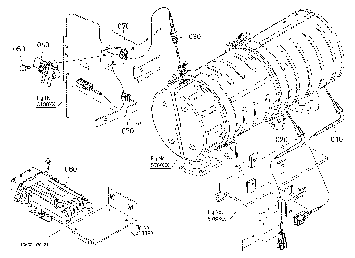 Engine Electrical Parts (Muffler/Ecu)
