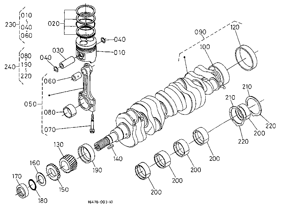 Piston And Crankshaft