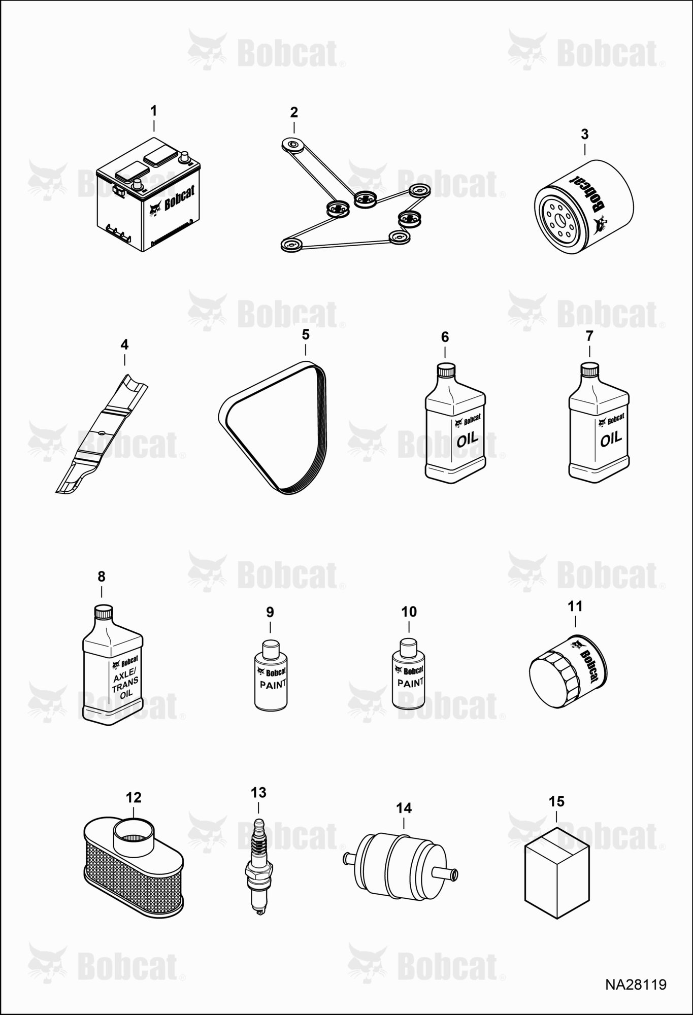 Maintenance Items (Service Parts)