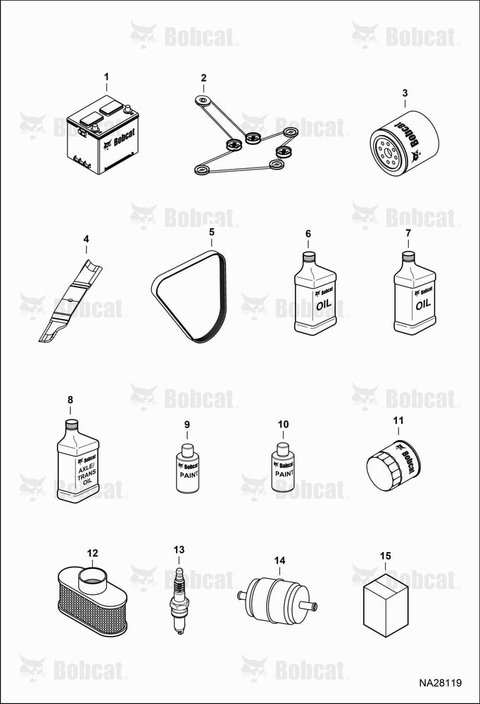 Maintenance Items (Service Parts)