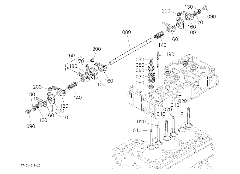 Valve And Rocker Arm