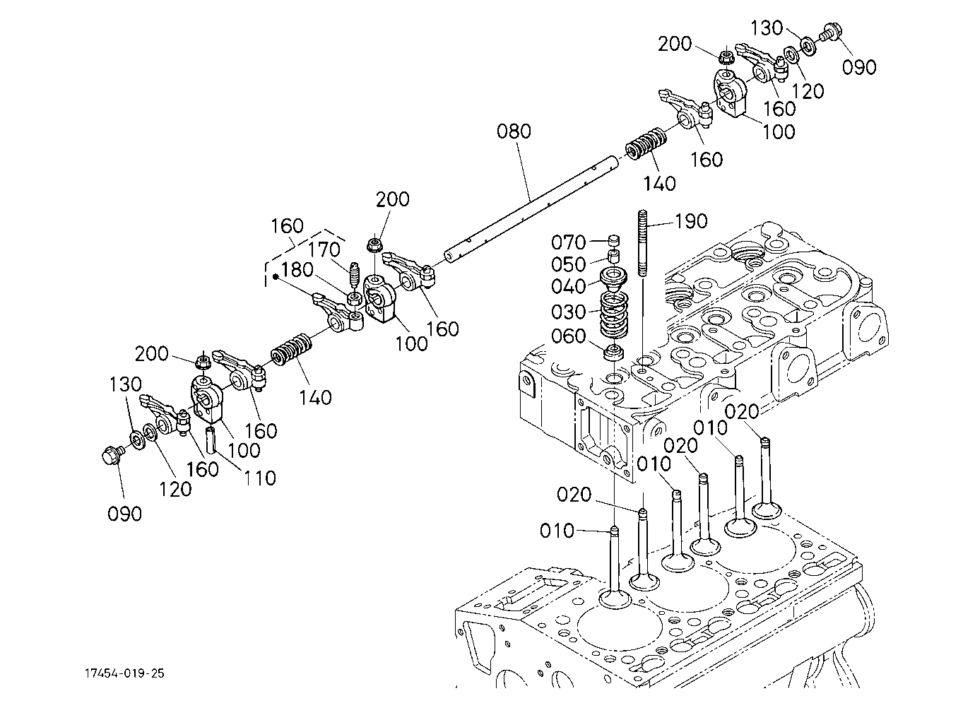 Valve And Rocker Arm