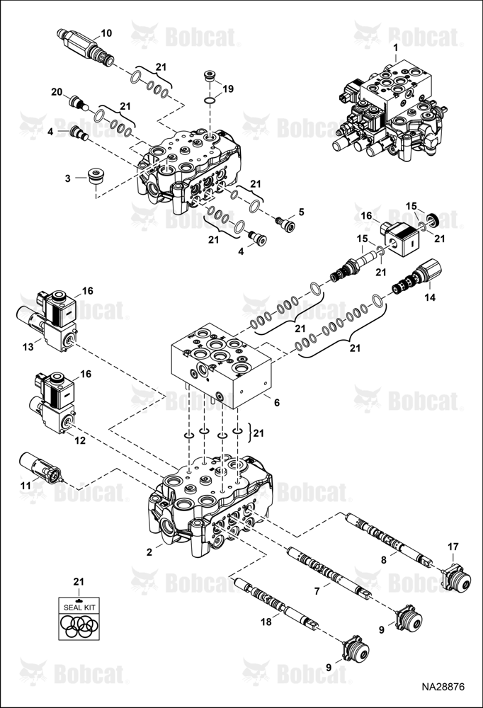 Hydraulic Control Valve (Walvoil 101030112)