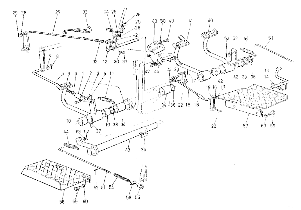 Clutch Pedal And Brake Pedal