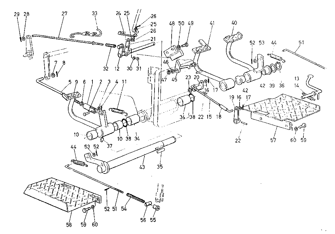 Clutch Pedal And Brake Pedal