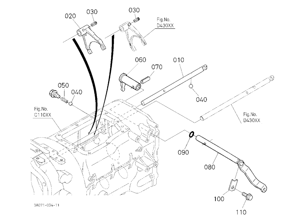 Creep Speed Kit (Shift Fork) [Rops Type] [Option]