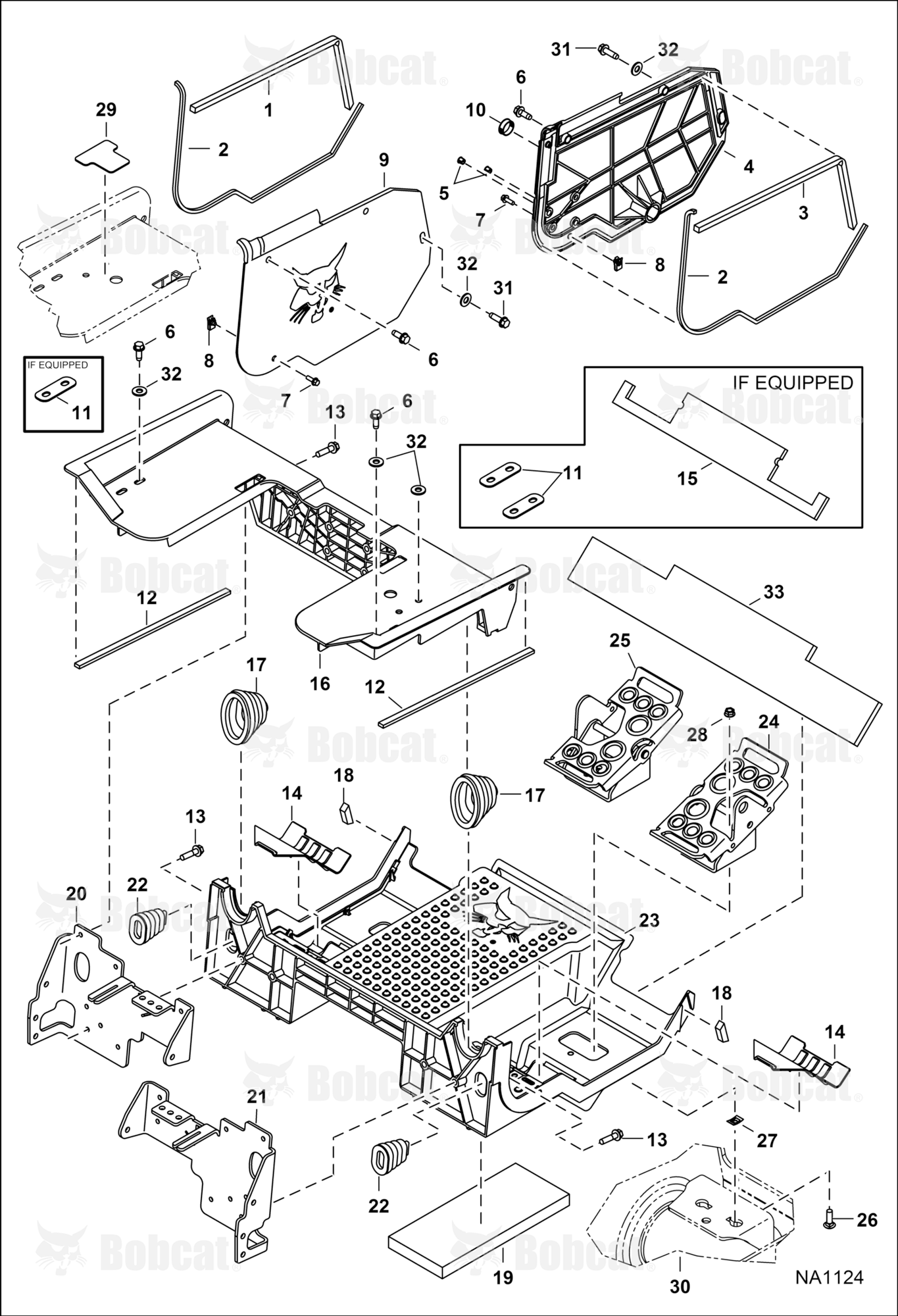 Panels (Floor Pan) (Manual Controls, AHC & ACS) A3NV11001 - A3NV13098, A3NW11001 - A3NW11248