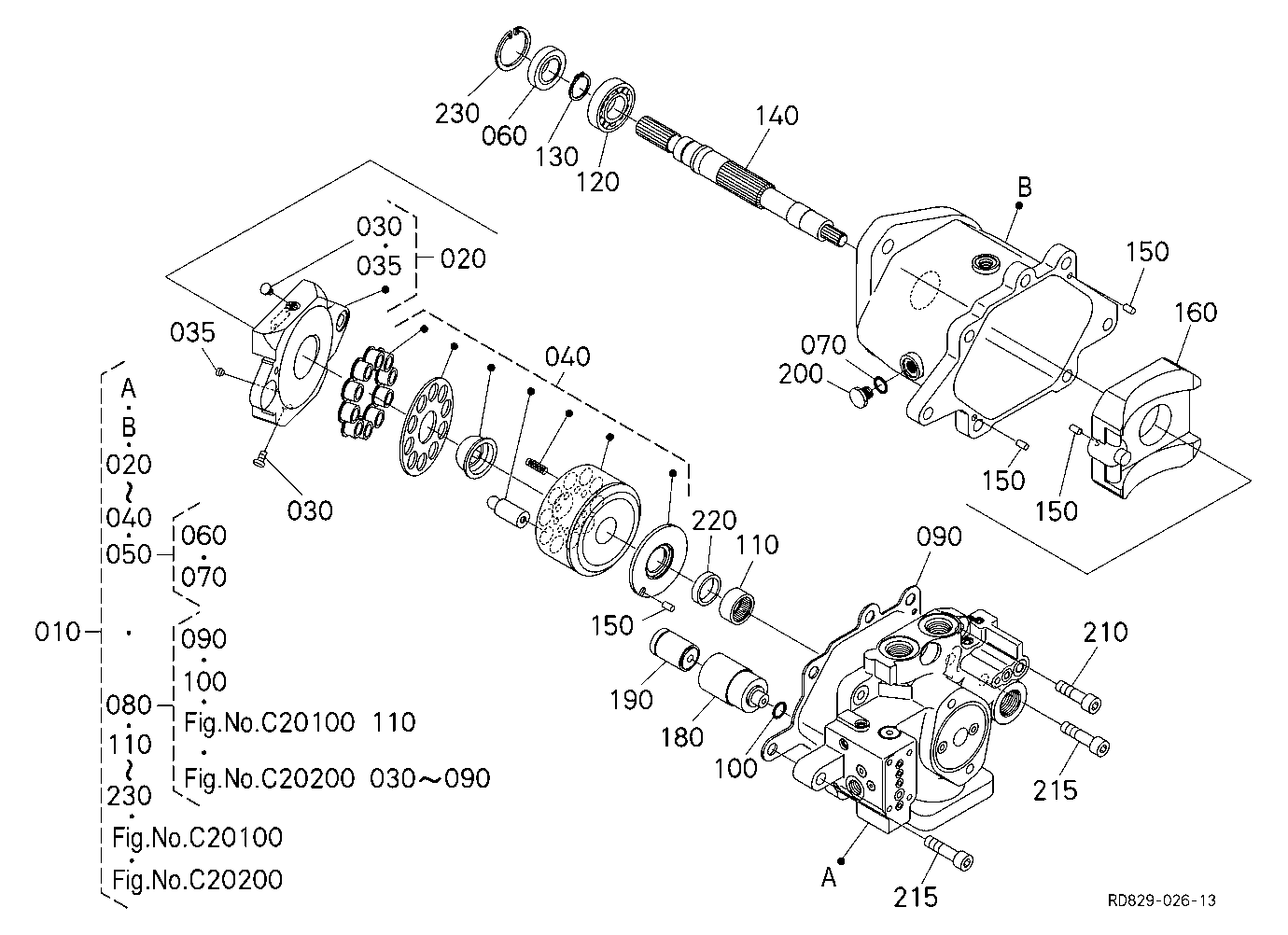 Piston Pump 1 [Component Parts]